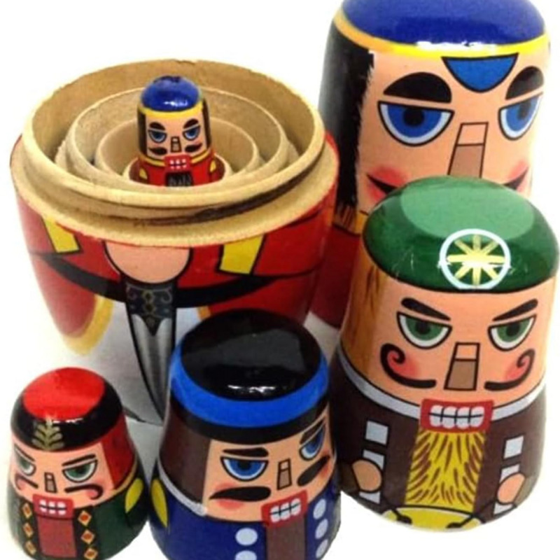 5 pièces poupées gigognes cass - Nutcracker Figurine avis et prix