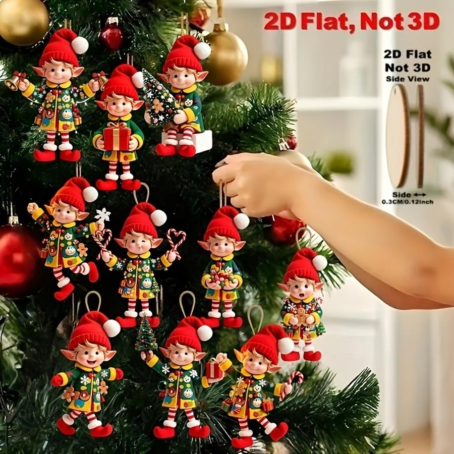 1/5/10/20/50/100 pièces 2D pla - Christmas Tree Artificial avis et prix