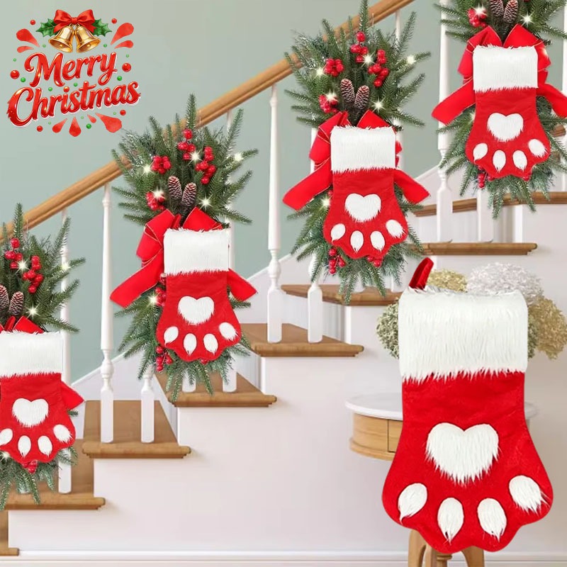 Chaussette de Noël en peluche  - Christmas Stocking Hanging avis et prix