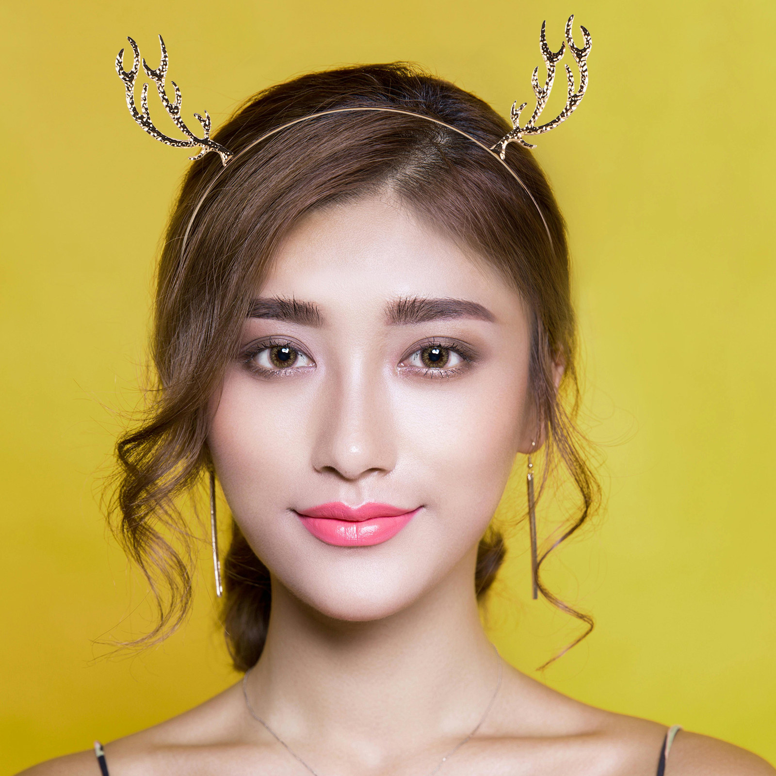Serre-tête en métal et strass, - Reindeer Antlers Headband avis et prix